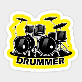 Drummer Sticker